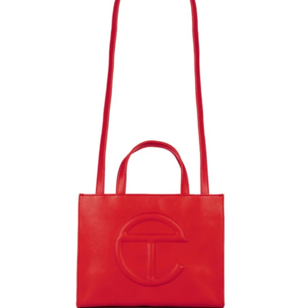 📌SOLD📌 Small red telfar bag. Used slightly